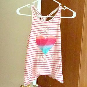 Cute Pink Backless Tank-Top